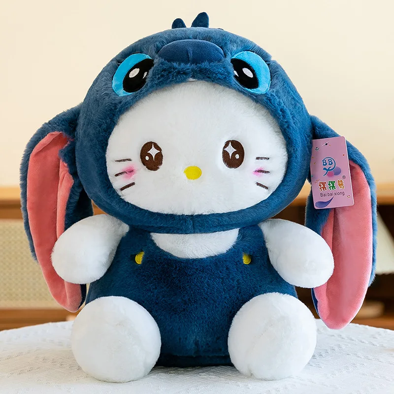 thumbnail image 1 of 30cm Sanrio New Cute Cartoon KT Cat Plush Toy Dolls Children's Cloth Doll Children's Sleeping Plushies Pillow Birthday Gift Doll, 1 of 5