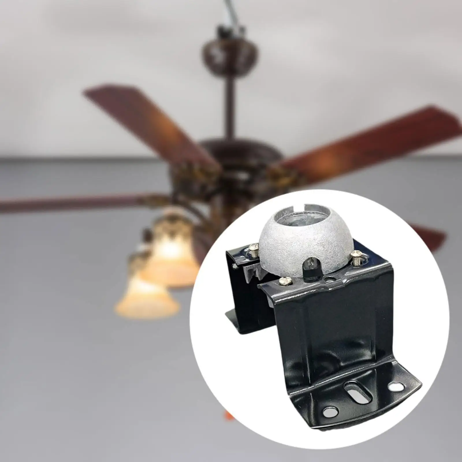 Ceiling Fan Bracket Mount Kit, Cathedral Canopy Bracket ,Install Tool Sturdy Universal Ceiling Fan Parts for Home Living Room Ceiling Fan Bracket Mount Kit, Cathedral Canopy Bracket ,Install Tool Sturdy Universal Ceiling Fan Parts for Home Living Room