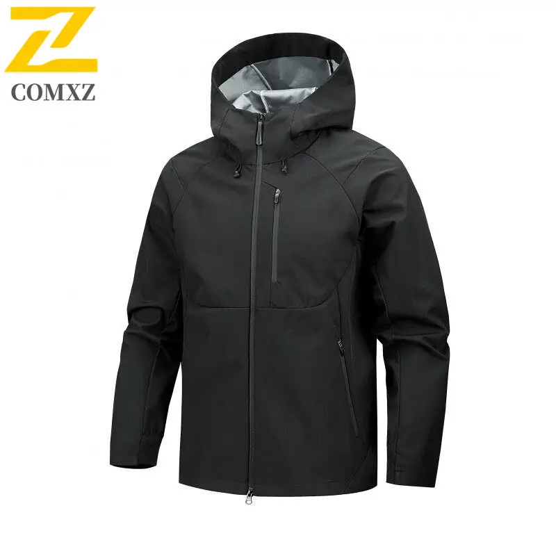 COMXZ Outdoor Windbreaker Jacket Fashionable Fishing Hiking Camping Windproof Sport Coat Casual Travel Raincoat Lightweight