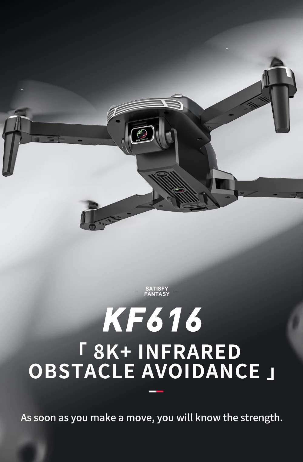 HOSHI Hoshi kf616 dual camera rc drone 1 batería naranja | falabella.com
