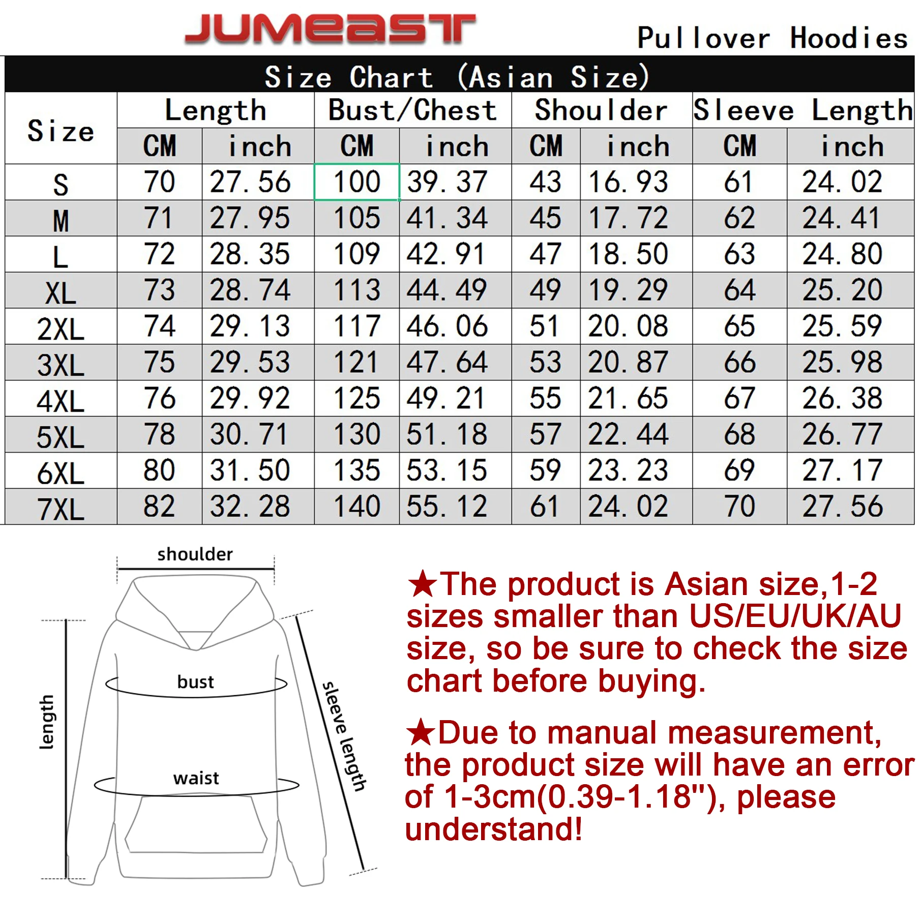 Jumeast Men Women Sweatshirt Amon Amarth Oversized Coat Streetwear Harajuku Casual Pullover Fashion Funny Spring Autumn Hoodies 6