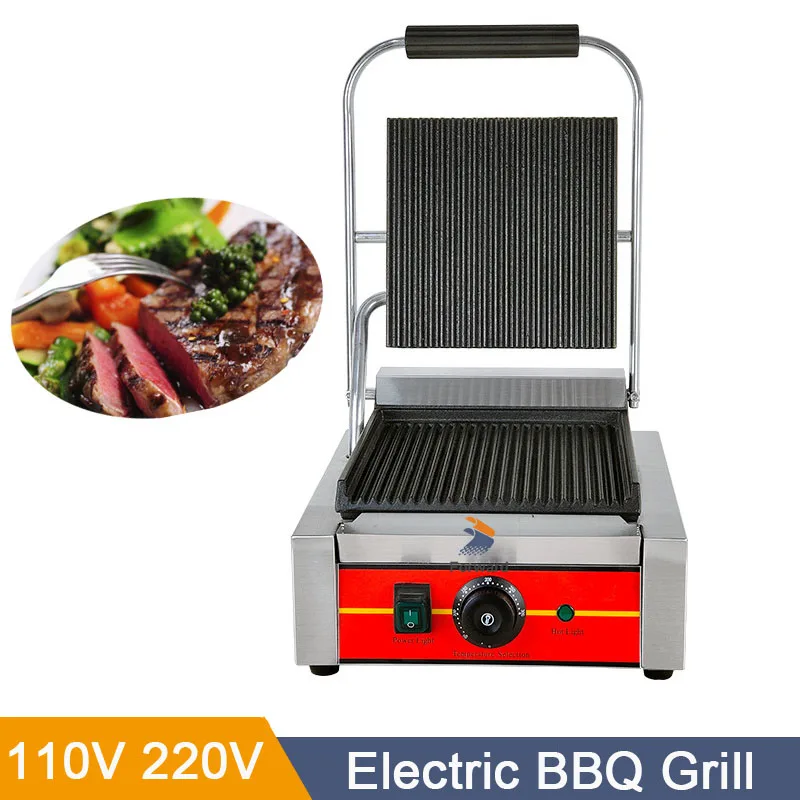 Household Mini Steak Machine Non Stick Surface Grill Toaster Hamburger Fried Egg Electric Sandwich Maker 2