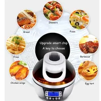 Intelligent Electric Frying Pan Multi-functional Home Oven Large Capacity Air Fryer Oil-free Frying Machine Cookware 10L 1