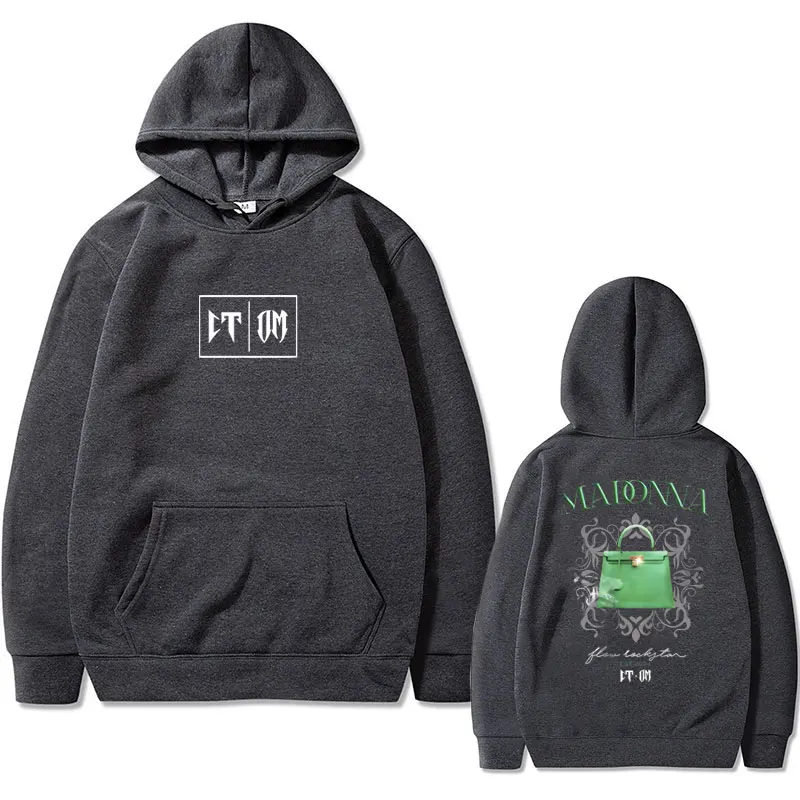 Singer Natanael Cano Madonna Double Sided Print Hoodie Men Women Fashion Vintage  Hooded Tracksuit Unisex Hip Hop Style Hoodies