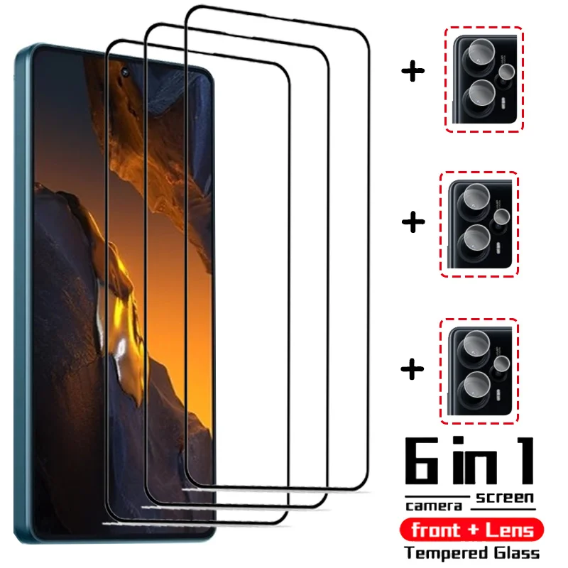 

Poco F5 cristal,for xiaomi poco f5 pro 5g screen protector poco x5 pro tempered glass para poko x5 m5 m5s phone accessories Poco F5 Pro glass protector