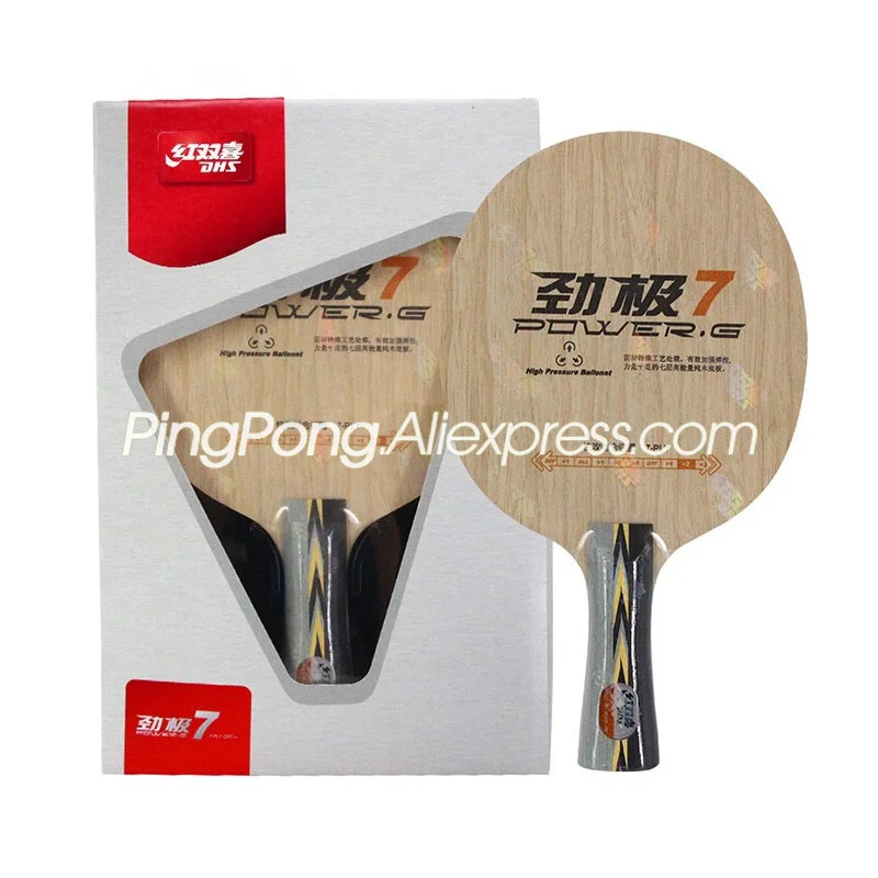 Original Dhs Power G 7 Table Tennis Blade (7 Ply Wood) Pg7 Pg7 Pg Powerg 7 Racket Ping Pong