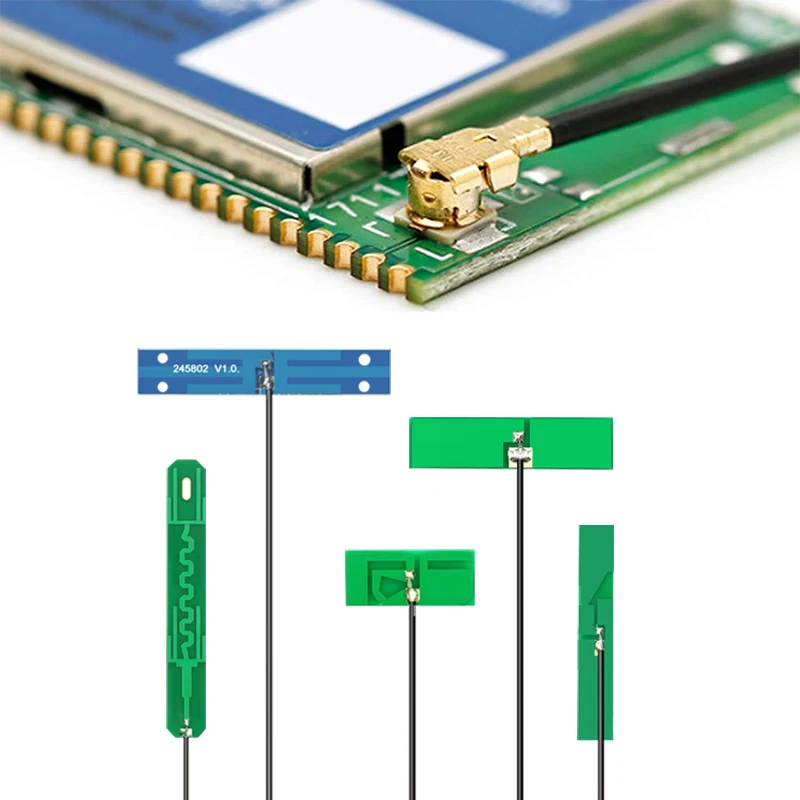 10개 듀얼 밴드 2.4G/5.8GHz WiFi FPC PCB 내부 보드 패널 안테나 고이득 10dBi 신호 증폭용 내장 안테나