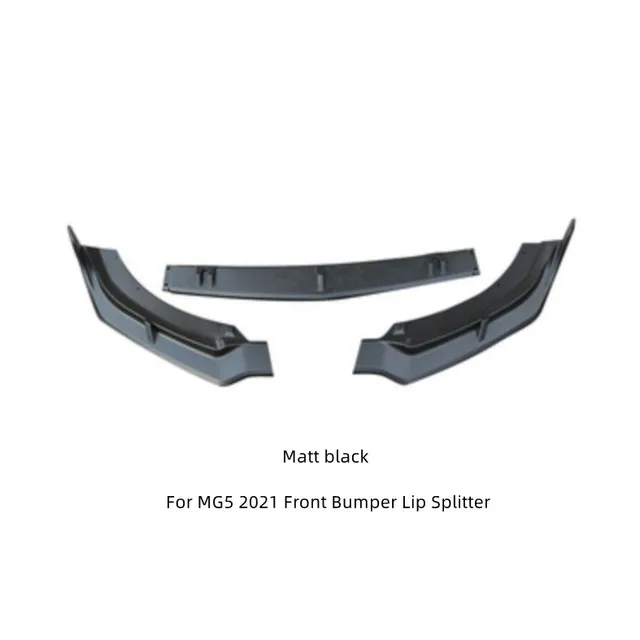 Car Front Bumper Lip Chin Spoiler Splitter Diffuser For MG5 2021 ...