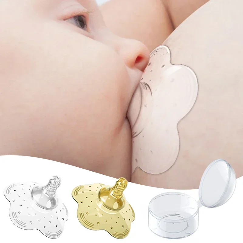 

Silicone Nipple Protector Breastfeeding Mother Protection Shields Milk Cover Popular Milk Nipple Anti-overflow Breast Pad New