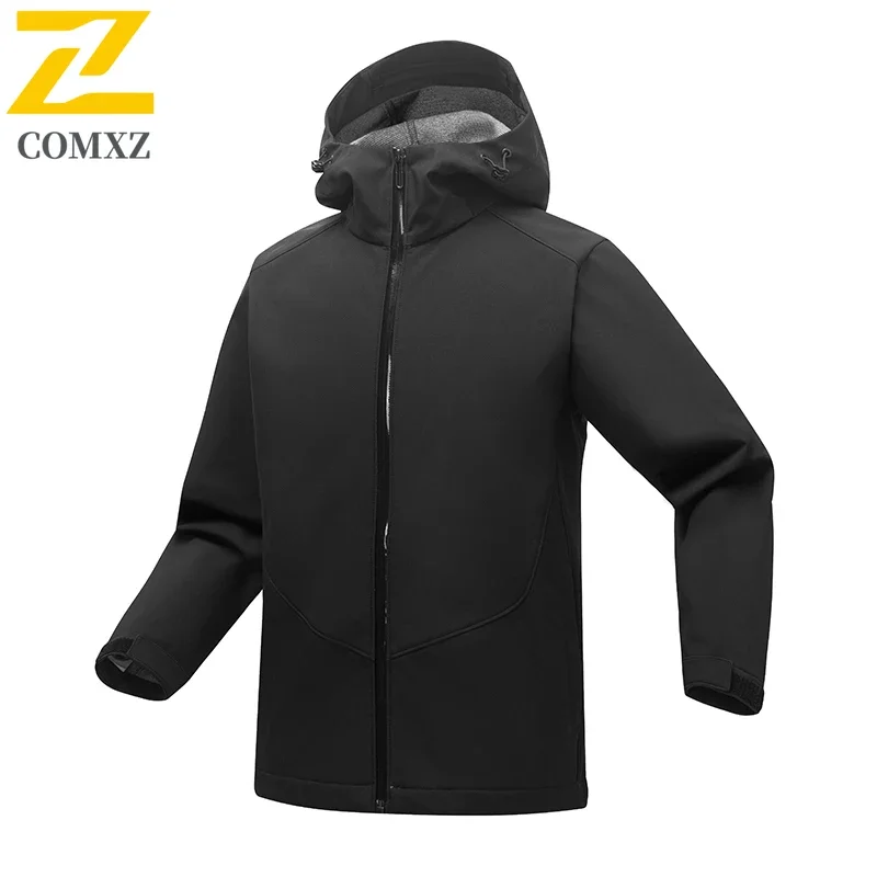 2025 Autumn Winter Ski Jacket Men's Trendy Full Heat Sealed Hardshell Storm Jackets Women Travel Camping Waterproof  Windbreaker