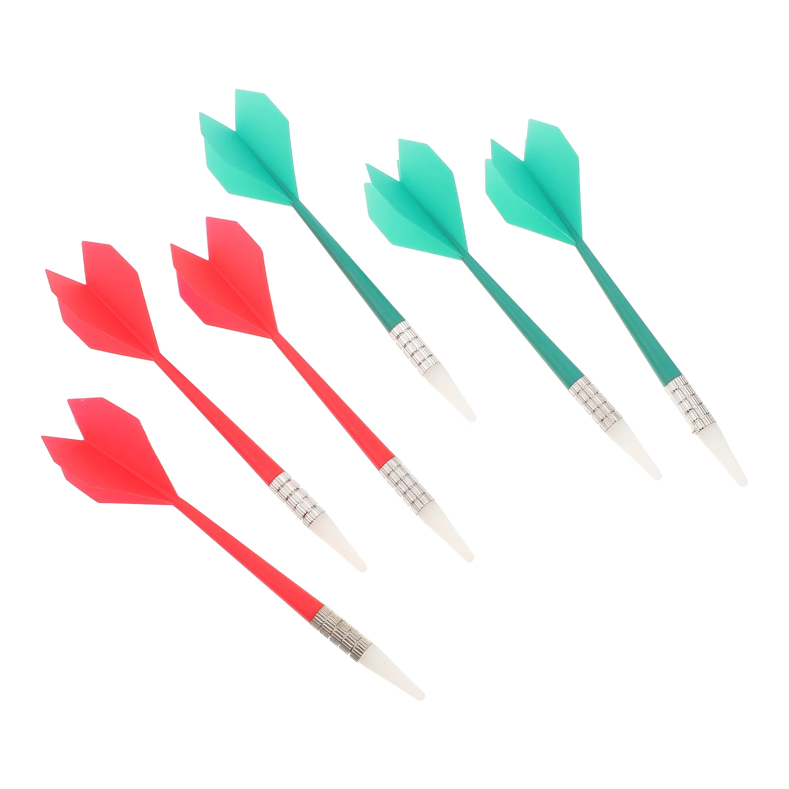 

6 PCS Soft Head Toy Plastic Tip with Non-slip Shaft Outdoor Professional Abs Child Needles Accessories