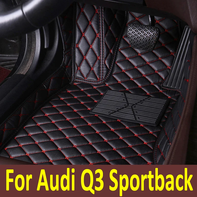 

Автомобильные коврики для Audi Q3 Sportback 2020 2021 2022, индивидуальные автомобильные подкладки для ног, аксессуары для интерьера