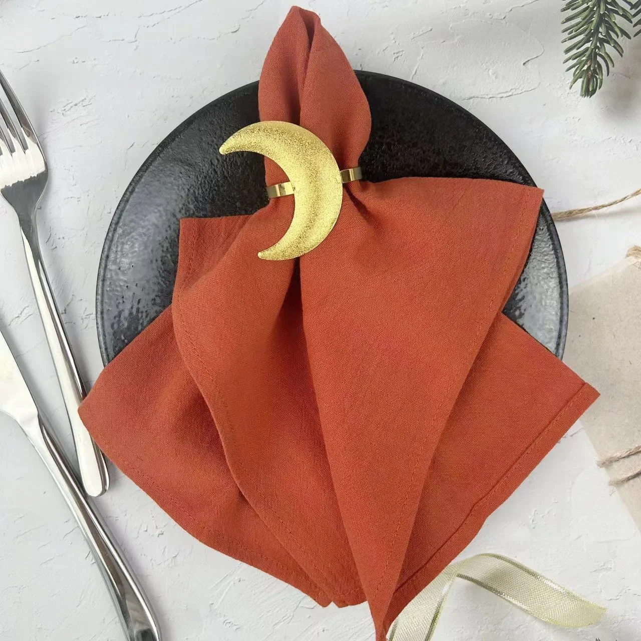 Christmas Red Cloth Napkins 4PCS Washable 30x45cm Cotton Fabric Tea Towel for Dinner Wedding and Parties Decor cotton napkins