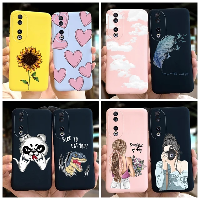 Phone Case For Honor 90 REA-NX9 Funda Honor 90 Pro REP-AN00 5G 2023 Fashion  Candy Color Soft Silicone Cover For Honor90 90Pro - AliExpress