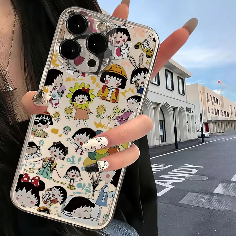 Charming Chibis Maruko-chan Clear Soft TPU Phone Case
