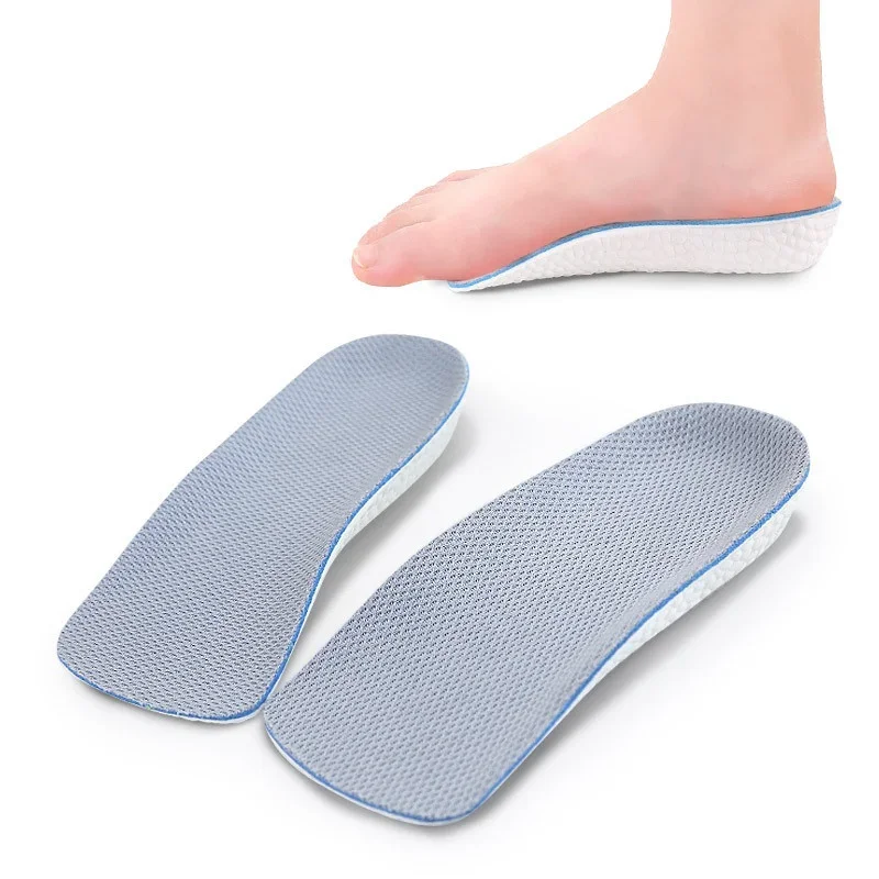Arch Support Increase Height Insoles Light Weight Soft Elastic Lift for Men Women Shoes Pads 1.5CM 2.5CM 3.5CM Heighten Lift