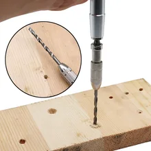 

11pcs Hand Twist Drill Manual Hole Punch Mini Hand Bit Tool Semi-automatic Multifunctional Aluminum Alloy Woodworking Tools