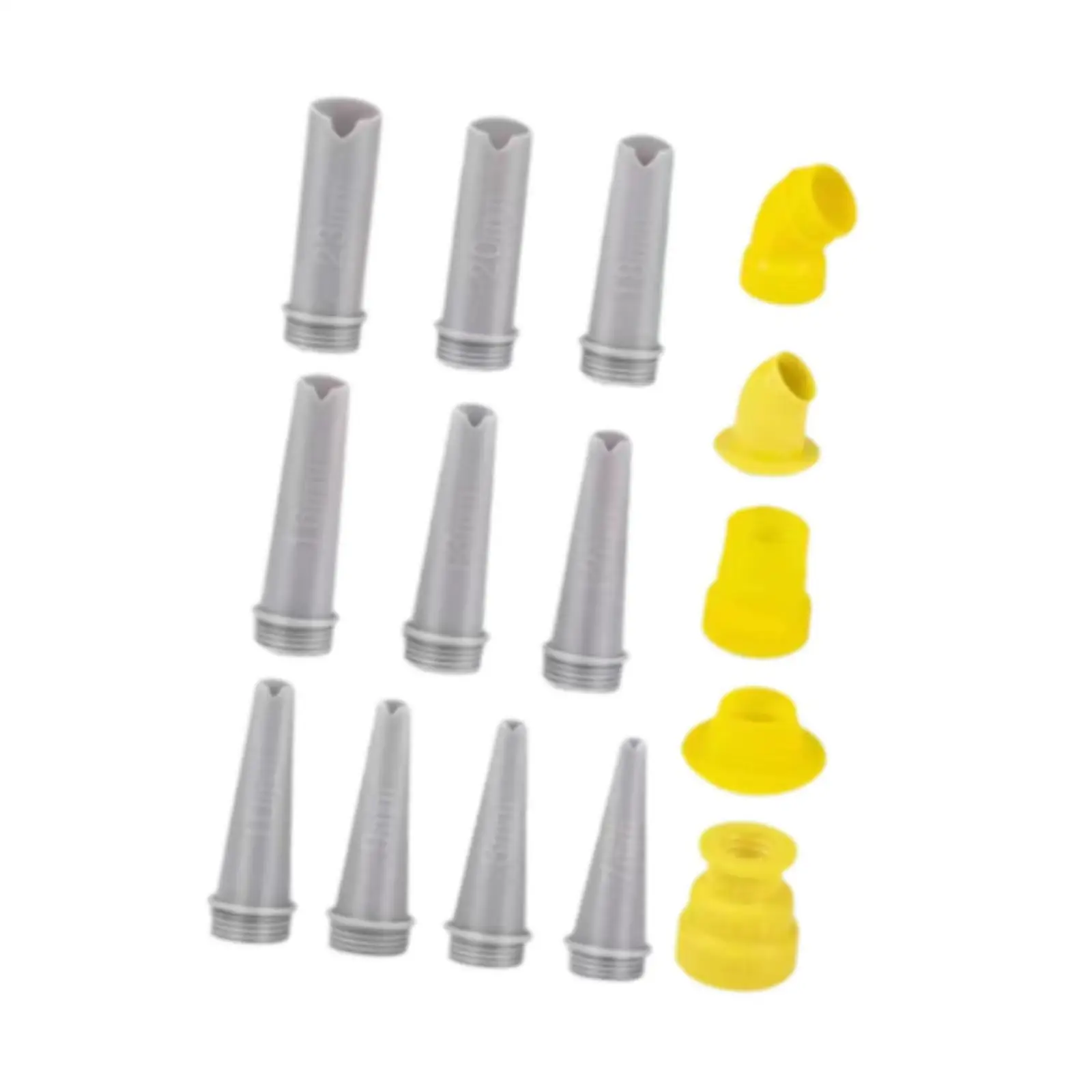 Caulk Nozzle Kit Caulking Tips Finisher Tools Applicators for Door Walls Window Tiles