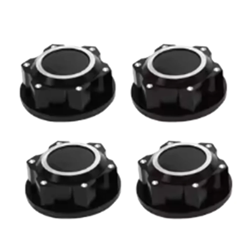 4Pcs Aluminum For Arrma 1/5 Kraton 8S Outcast 8S RC Car 24Mm Hex Wheel Nuts Wheel Hub Cover Dustproof Anti-Skid-ABNF