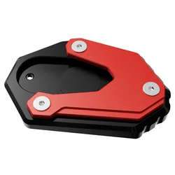 Motorcycle Kickstand Pad Side Stand Enlarger Extension Plate Support (Red NoLogo)