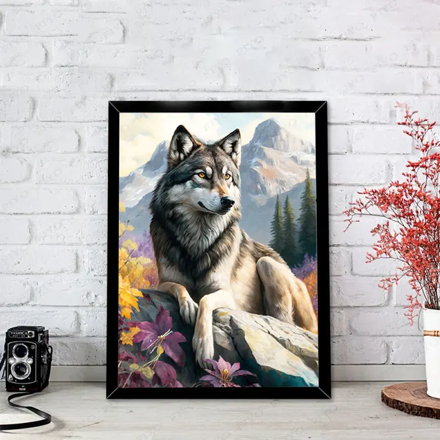 Wild Animal Wolf Diamond Painting On Clearance Embroidery Kit Outdoor Decor  DIY Mother Kids 2023 New Dropshipping Free Shipping - AliExpress