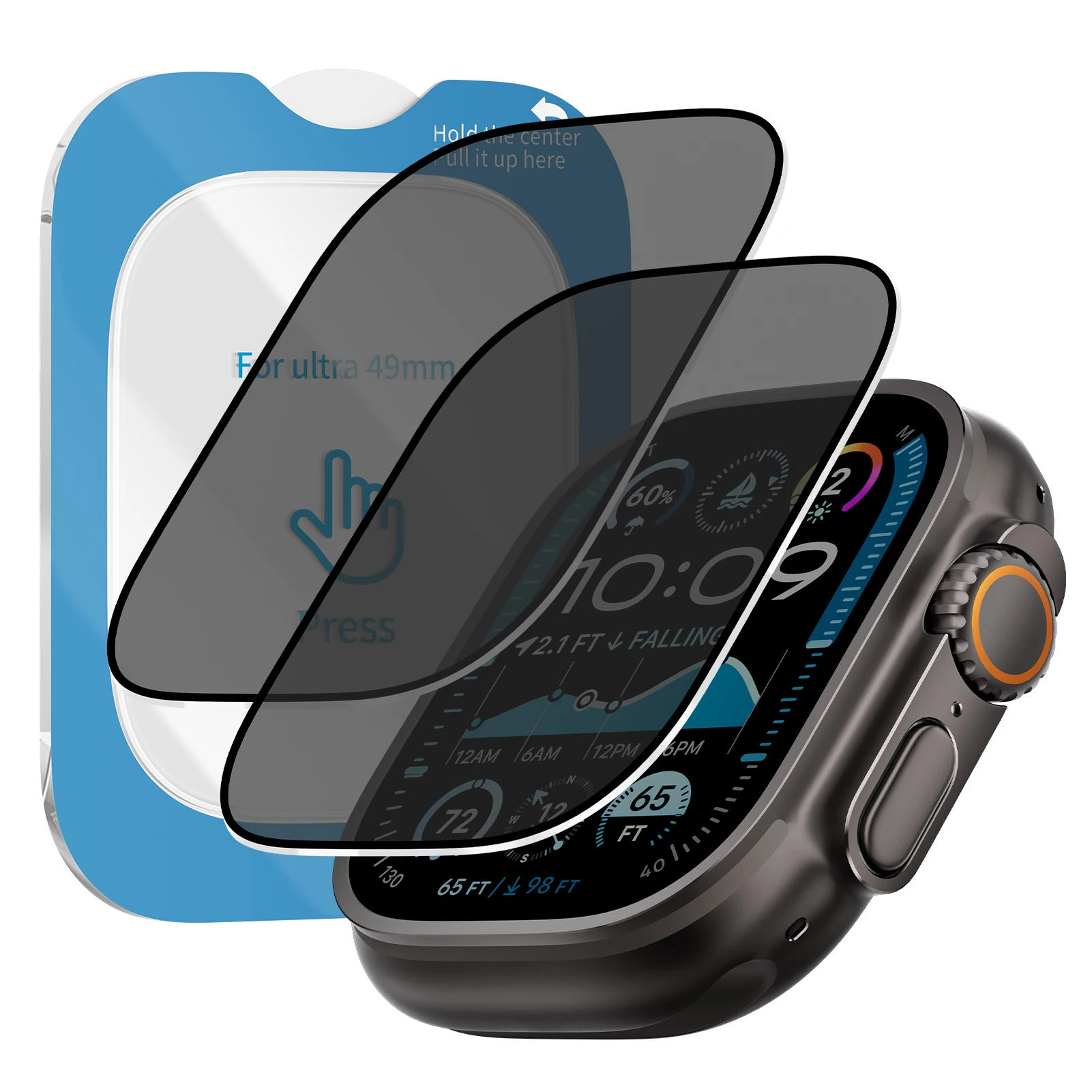 Premium Waterproof Tempered Glass Screen Protector with Auto-Alignment Installation