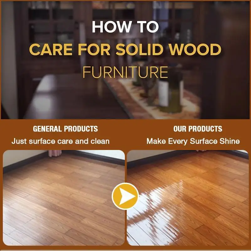 Wood Care Wax Solid Wood Furniture Polishing Seasoning Beeswax Polisher Waterproof Furniture Care Maintenance Beeswax