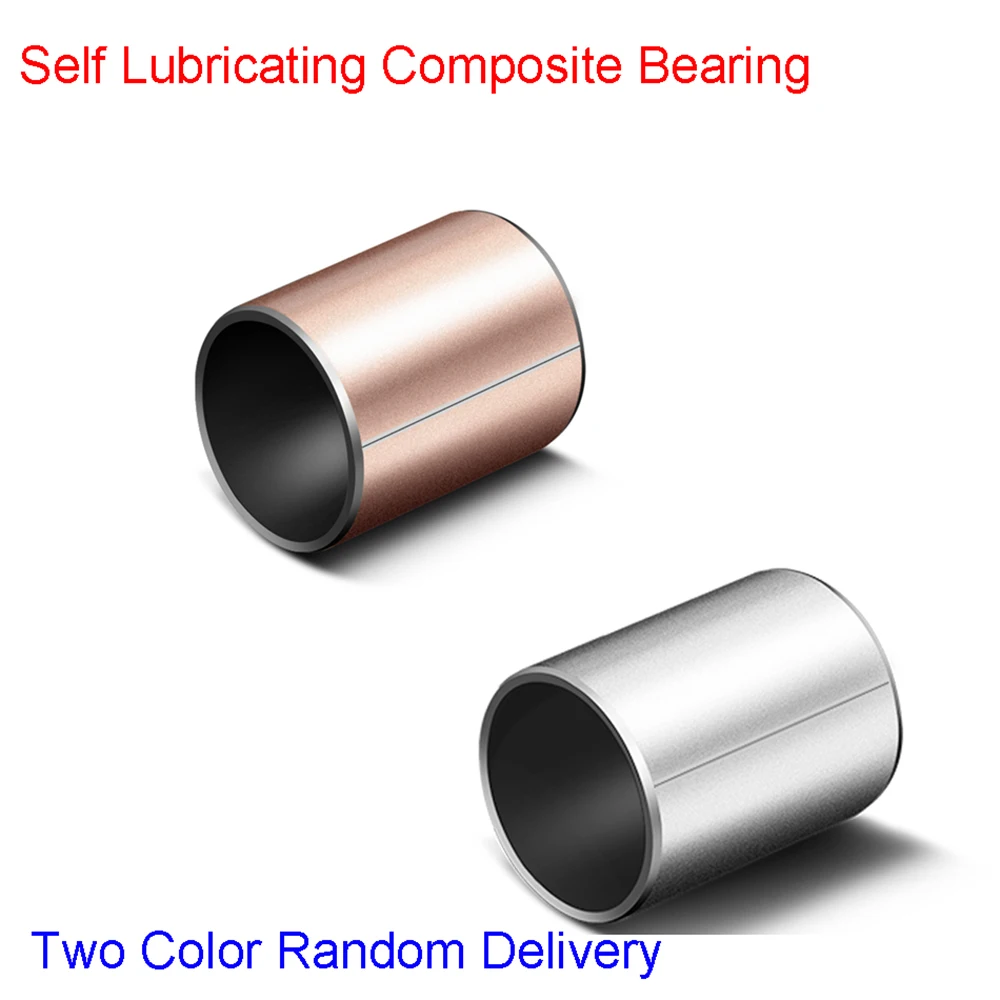 

Self-lubricating Bearings Oil Bearing Bushing Sleeve White Zinc/Copper Zinc Inner Diameter 3/4/5/6/8/10/12/14/15/16mm