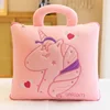 Cute Pillow Quilt Dual-use Pillow Folding Air Conditioning Blanket Car Interior Cushion Pillow 3-in-1 Office Nap Cushion Blanket 4