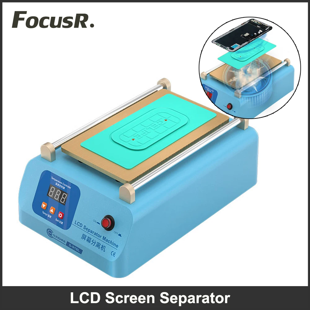 Phone LCD Screen Separator SUNSHINE SS-918L Support LCD Screen Separation under 8 inches Temperature Adjusted from 50 to 130 &deg;C