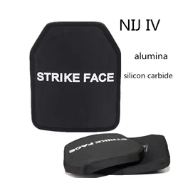 Bulletproof insert plate, aluminum oxide silicon carbide NIJ IV bulletproof chest insert plate, bulletproof plate