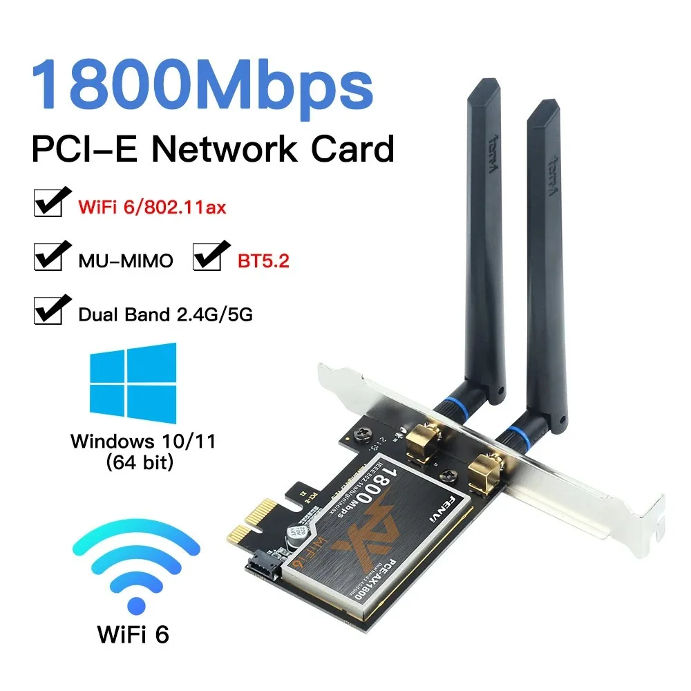 Tri Band, Compatível com Bluetooth 5.2, Placa