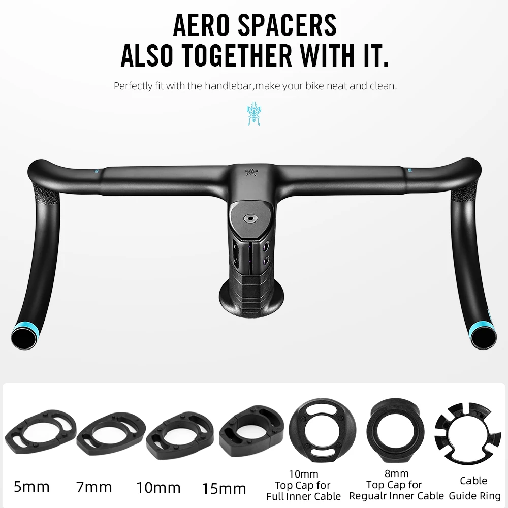 LEXON VERO Super Light Integrated Carbon Road Handlebars