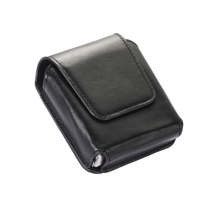 For Samsung Galaxy Z Flip 5 4 3 2 5G Protective Pouch For Motorola Razr 5g Case Bag Huawei P50 Pocket Genuine Leather Case Pouch