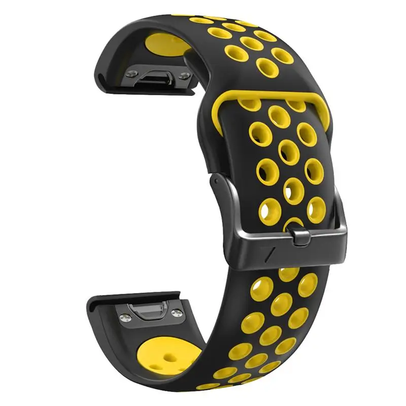 

HAODEE 26 22mm Watchband For Garmin Fenix 6 6XPro 5 5X Plus Silicone Bracelet Descent Mk1 MK2i Enduro D2 Delta PX Quick Release
