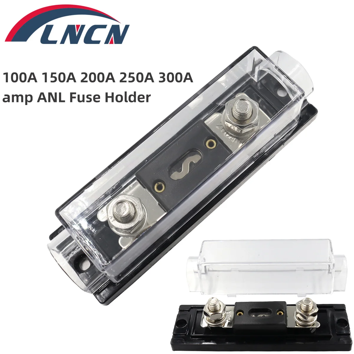 Fuse Holder ANL Car Audio Power 100A/150A/200A/250A/300A Inline 0/2/4/8 Gauge AWG Bolt-on