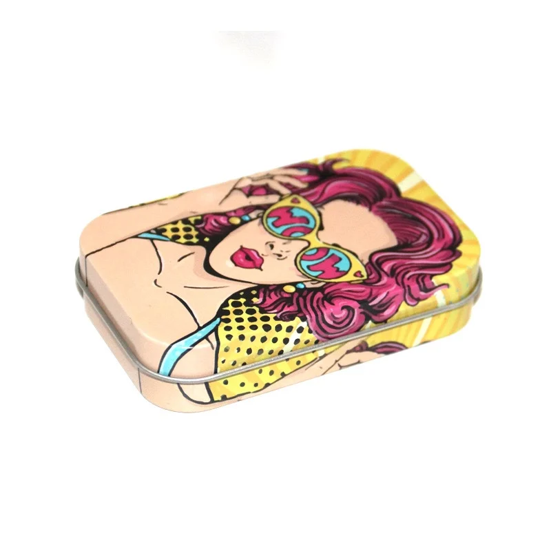 Multi-Function Metal Tin Organizer for Tobacco, Jewelry, Candy, and Keys