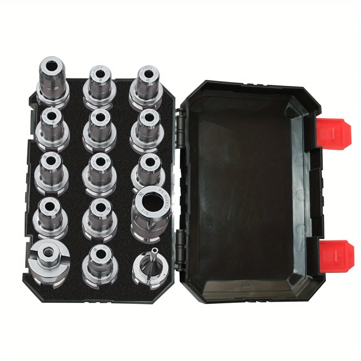 Plastic Packaging Box Small Hardware Accessories Storage Case Aiming Plastic Tool Box Organizer Drill Storage Case (No cotton)