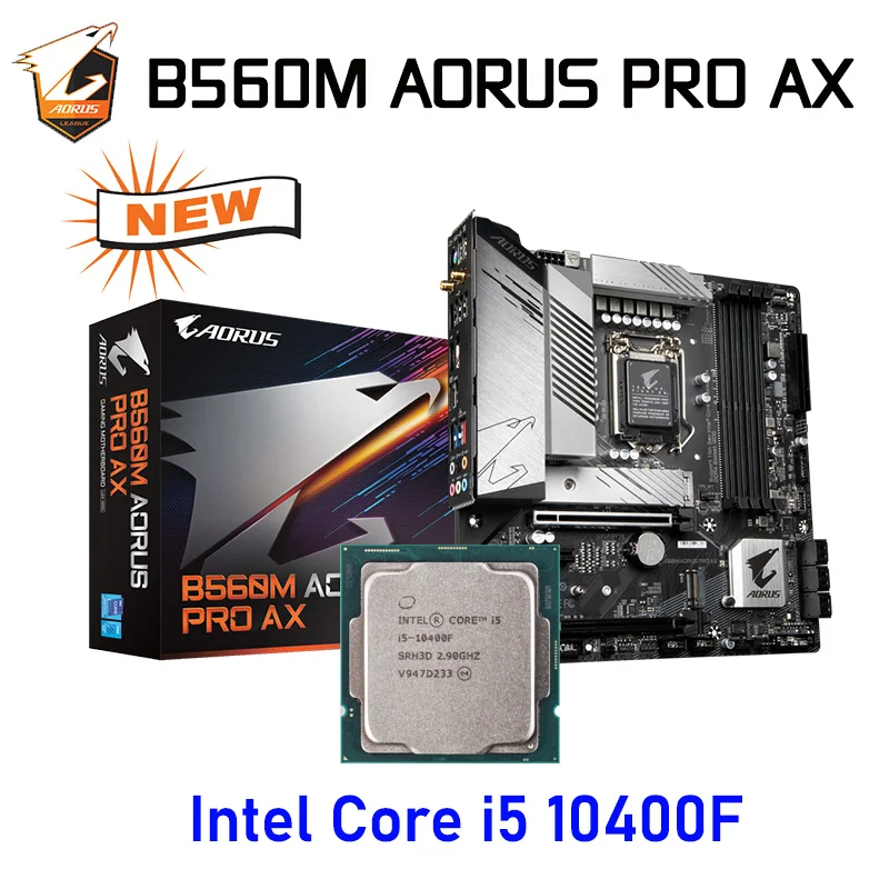 Gigabyte B560M AORUS PRO AX LGA 1200 Motherboard DDR4 128GB Intel 11th