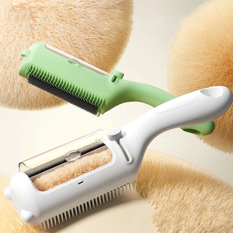 

Pet Hair Remover Lint Rollers Dog Cat Fur Cleaning Brush Pet Hair Removal Comb Clothes Fluff Dust Catcher Manual Cleaning Brush