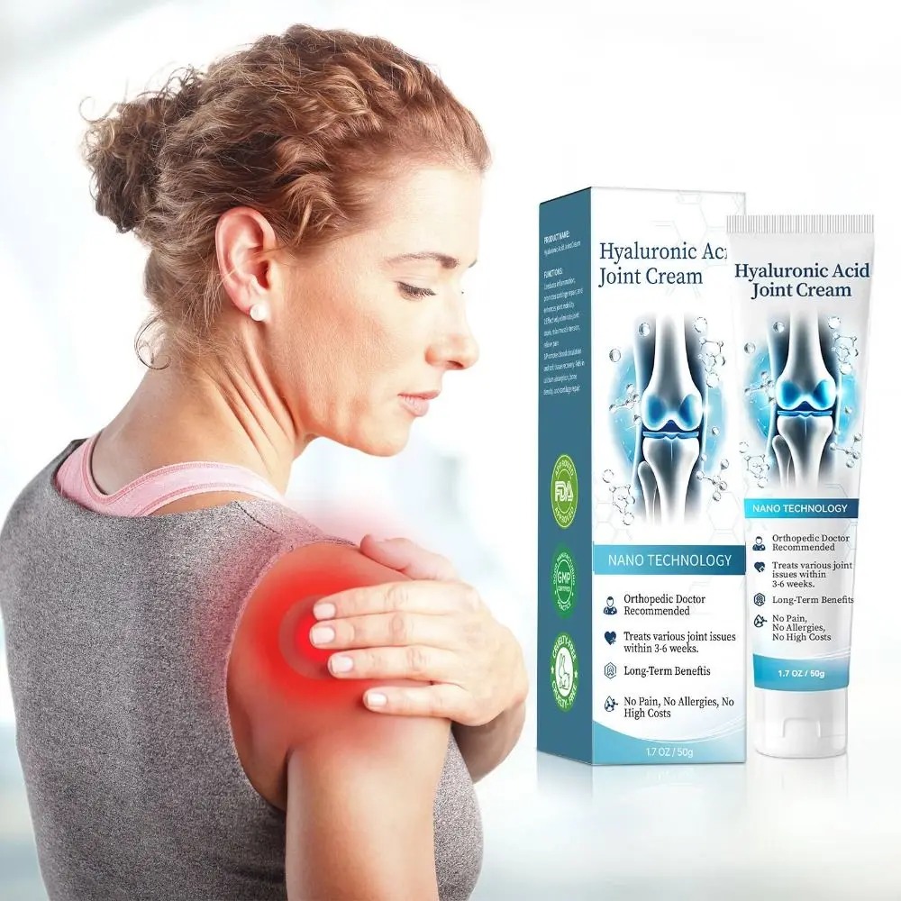 Joint Repair Hyaluronic Acid Joint Cream Bone Care Non-Greasy Formula and Bone Cream Gentle Fast Absorption