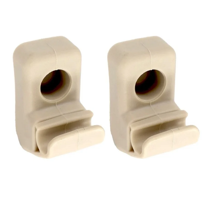 2 Stück Sonnenblenden-Clip-Ersatz aus ABS-Material, Auto-Sonnenblendenhalterung für Fiat Grande Punto 735478275 7355399311 735539312 735280780 – Detail 4