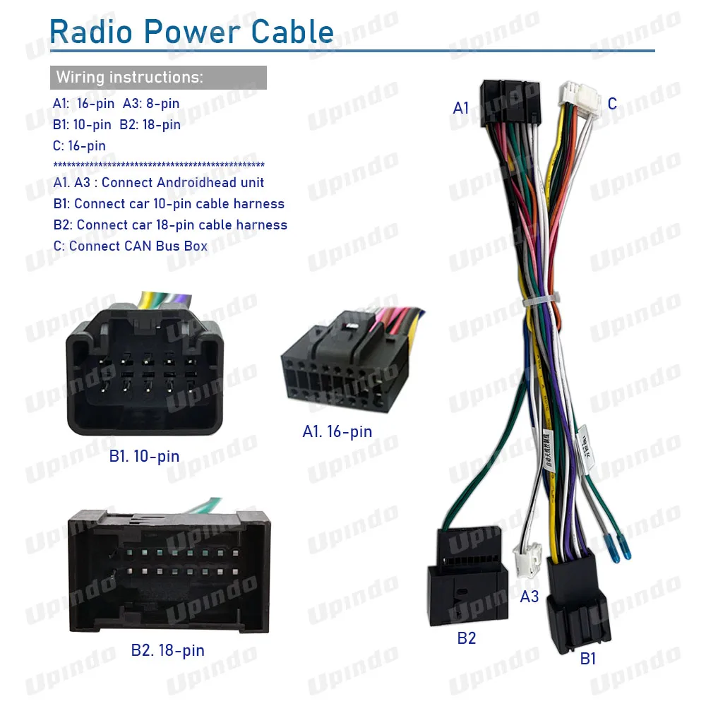 Auto Radio Adapter Kabel ISO Stecker Buchse Remote Kompatibel Mit