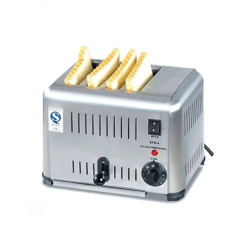 Commercial Electric Hot Selling 4-piece Electric Toaster Mini Bread Slice Stove Manufacturer Price 4ATS