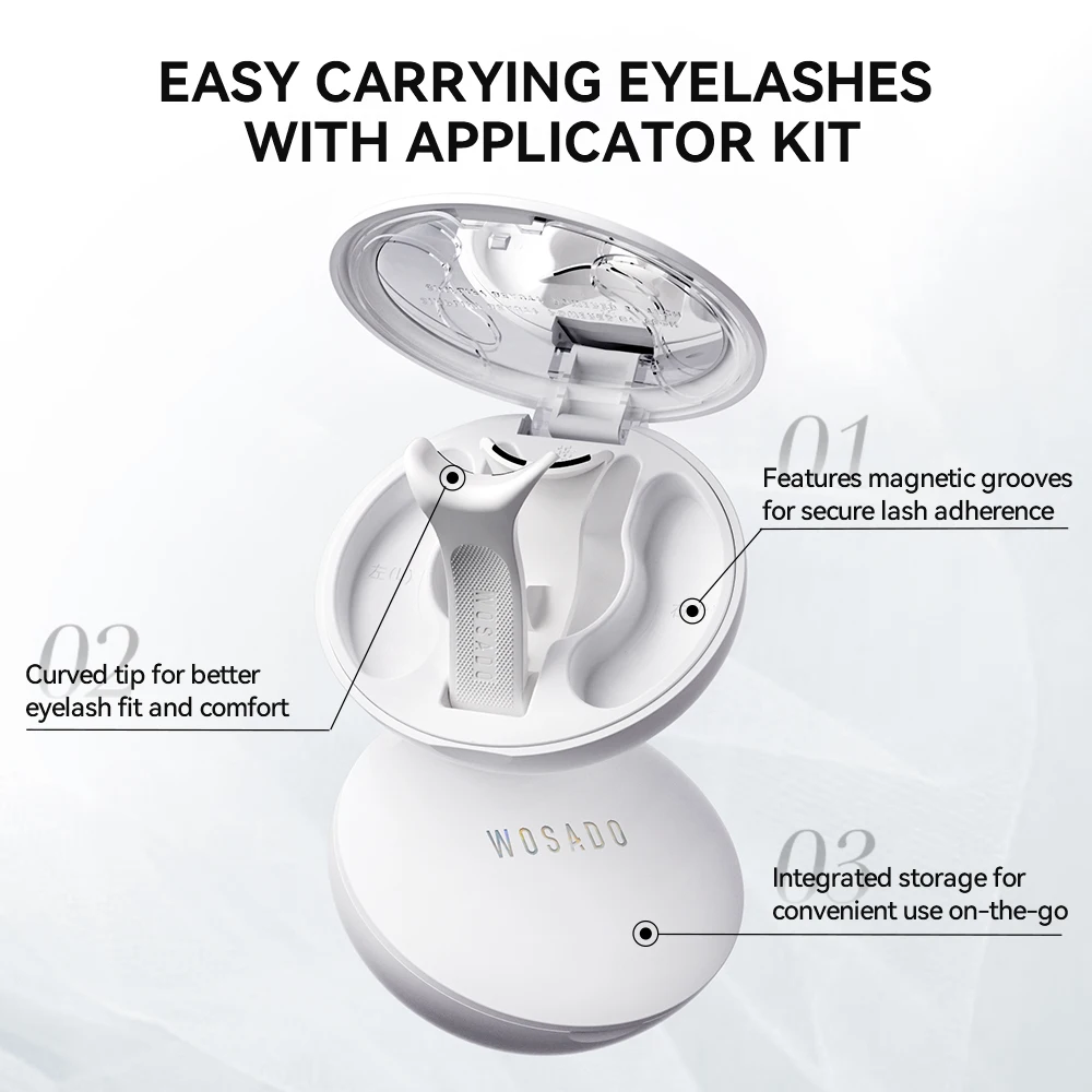 WOSADO 磁気まつげ (新パッケージ) No.16 LUNA BLACK