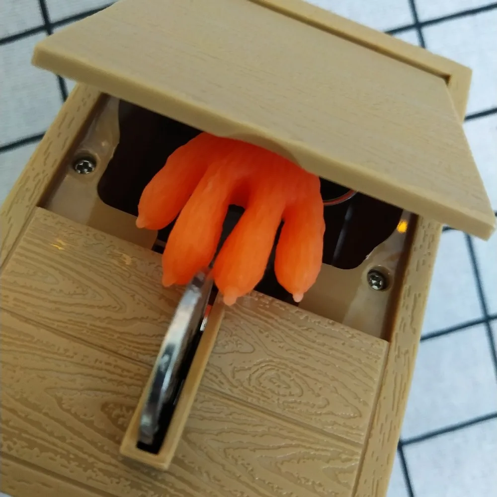 Creative Cartoon Cat's Claw Money Bank Prank Toy Electric Piggy Bank Household Ornaments Banknote Box Money Saving Box Gifts