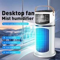 Ventilateur de refroidissement d'air portable USB multifonctionnel avec minuterie pour bureau et maison 6