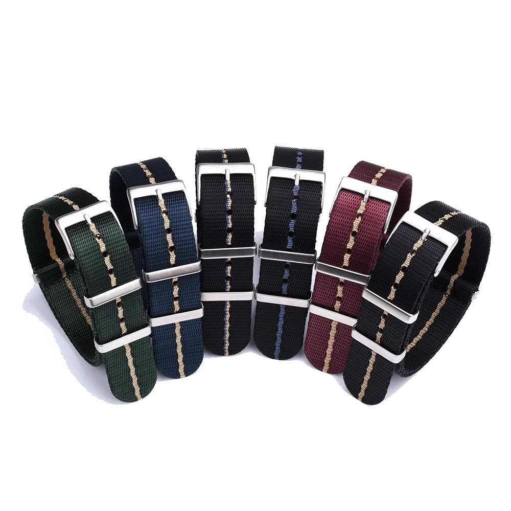 Heavy Duty Military Nylon Watch Strap - Rugged Army Sport Band