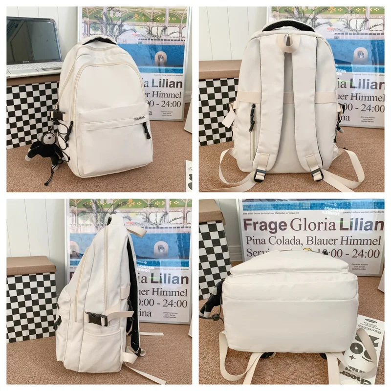 Women's Fashion Backpacks Designer Waterproof Nylon Large-capacity Ladies Travel Rucksacks High Quality Female Trend Schoolbags