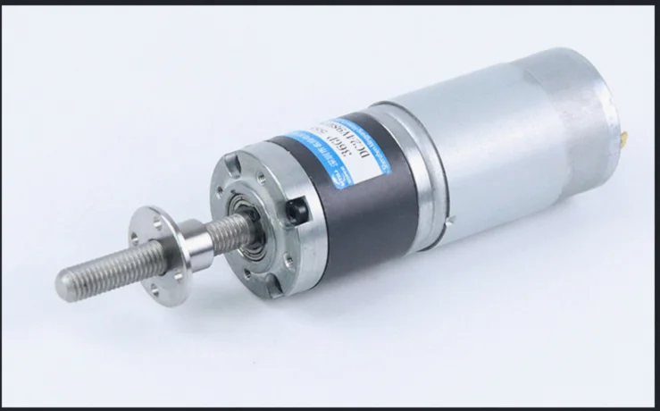 S5dfd4f19104540e8b9bd8cc152a39945V 12v 24v 100kg. Cm duży moment obrotowy planetarny DC redukcji silnik z enkoderem M8 śruba gwintowana pręt